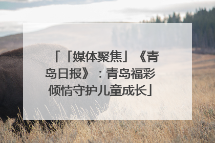 「媒体聚焦」《青岛日报》：青岛福彩倾情守护儿童成长