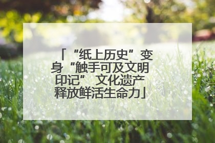 “纸上历史”变身“触手可及文明印记” 文化遗产释放鲜活生命力