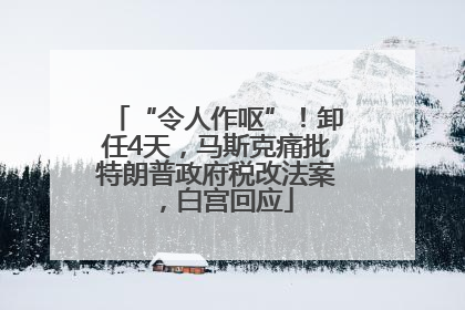“令人作呕”！卸任4天，马斯克痛批特朗普政府税改法案，白宫回应
