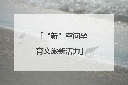 “新”空间孕育文旅新活力
