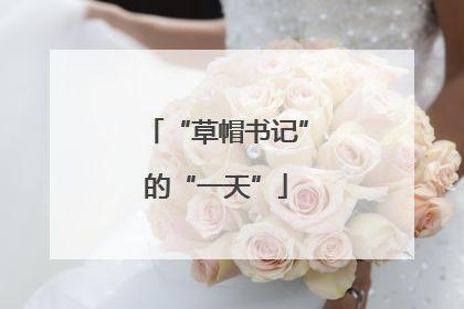 “草帽书记”的“一天”