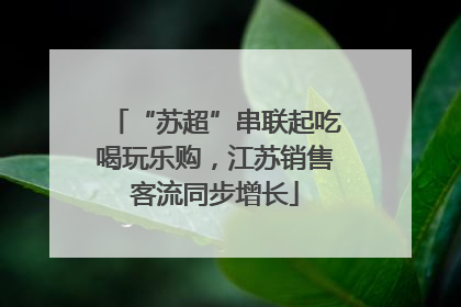 “苏超”串联起吃喝玩乐购，江苏销售客流同步增长