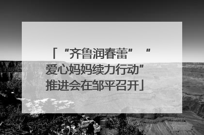 “齐鲁润春蕾”“爱心妈妈续力行动”推进会在邹平召开