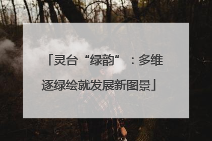 灵台“绿韵”：多维逐绿绘就发展新图景