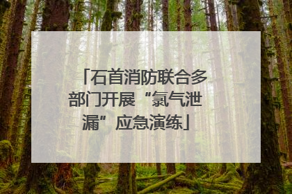 石首消防联合多部门开展“氯气泄漏”应急演练