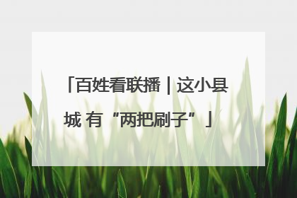百姓看联播｜这小县城 有“两把刷子”
