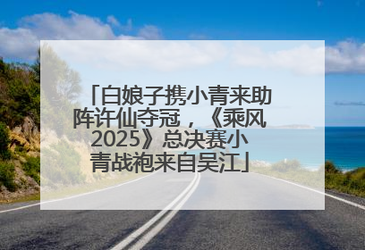 白娘子携小青来助阵许仙夺冠，《乘风2025》总决赛小青战袍来自吴江