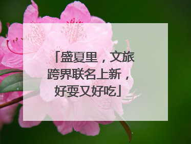 盛夏里，文旅跨界联名上新，好耍又好吃