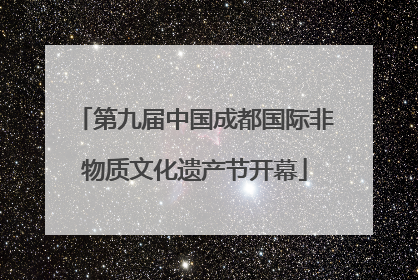 第九届中国成都国际非物质文化遗产节开幕