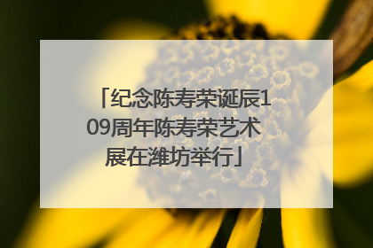 纪念陈寿荣诞辰109周年陈寿荣艺术展在潍坊举行
