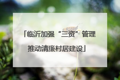 临沂加强“三资”管理 推动清廉村居建设