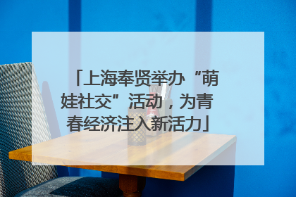 上海奉贤举办“萌娃社交”活动，为青春经济注入新活力