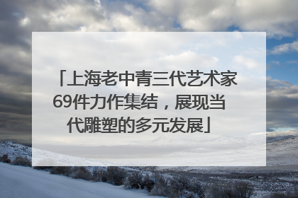 上海老中青三代艺术家69件力作集结，展现当代雕塑的多元发展