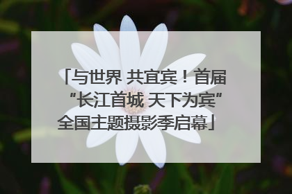 与世界 共宜宾！首届“长江首城 天下为宾”全国主题摄影季启幕