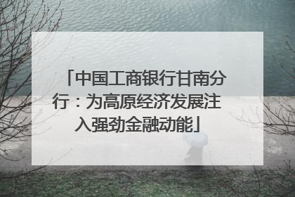 中国工商银行甘南分行：为高原经济发展注入强劲金融动能