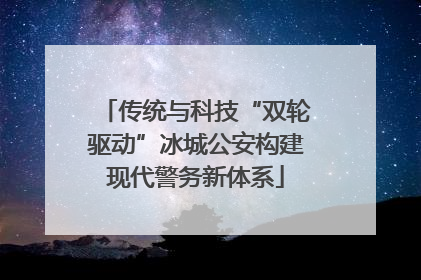 传统与科技“双轮驱动”冰城公安构建现代警务新体系