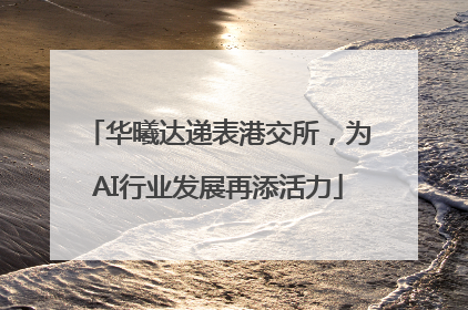 华曦达递表港交所，为AI行业发展再添活力