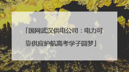 国网武汉供电公司：电力可靠供应护航高考学子圆梦