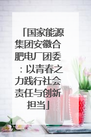 国家能源集团安徽合肥电厂团委：以青春之力践行社会责任与创新担当