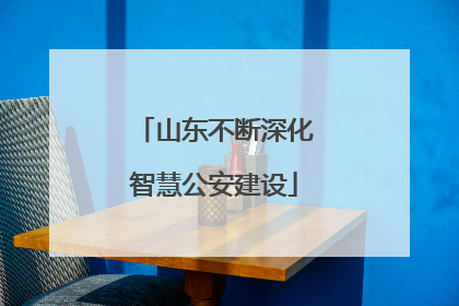 山东不断深化智慧公安建设