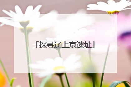 探寻辽上京遗址