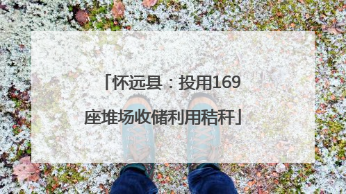 怀远县：投用169座堆场收储利用秸秆