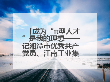 成为“π型人才”是我的理想——记湘潭市优秀共产党员、江南工业集团劳模杨斌