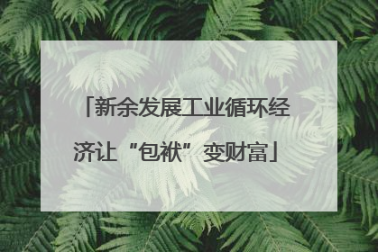 新余发展工业循环经济让“包袱”变财富