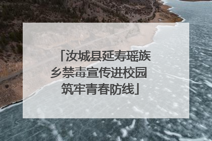 汝城县延寿瑶族乡禁毒宣传进校园 筑牢青春防线