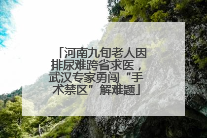 河南九旬老人因排尿难跨省求医，武汉专家勇闯“手术禁区”解难题