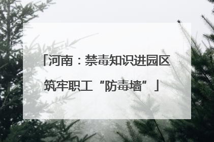 河南：禁毒知识进园区 筑牢职工“防毒墙”