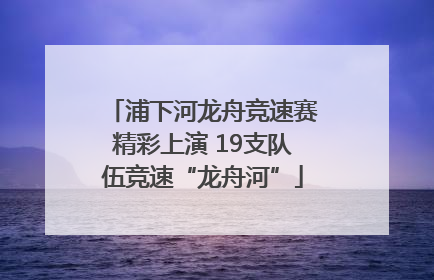 浦下河龙舟竞速赛精彩上演 19支队伍竞速“龙舟河”