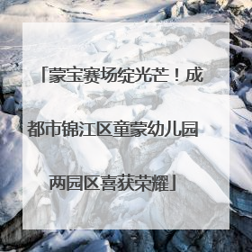 蒙宝赛场绽光芒！成都市锦江区童蒙幼儿园两园区喜获荣耀