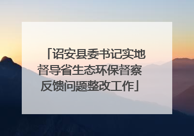 诏安县委书记实地督导省生态环保督察反馈问题整改工作