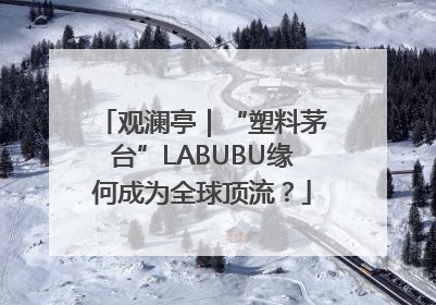 观澜亭｜“塑料茅台”LABUBU缘何成为全球顶流？