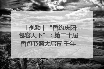 视频｜“香约庆阳·包容天下”：第二十届香包节盛大启幕 千年非遗香飘世界