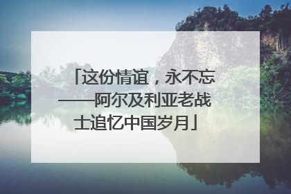 这份情谊，永不忘——阿尔及利亚老战士追忆中国岁月