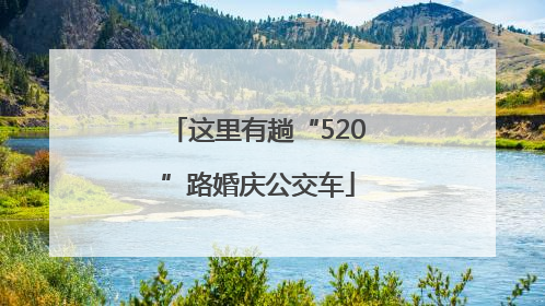 这里有趟“520”路婚庆公交车