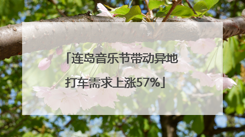 连岛音乐节带动异地打车需求上涨57%
