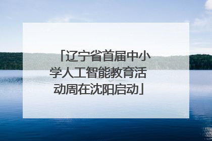 辽宁省首届中小学人工智能教育活动周在沈阳启动
