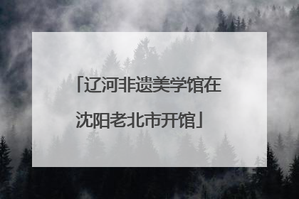 辽河非遗美学馆在沈阳老北市开馆