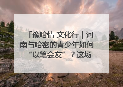 豫哈情 文化行｜河南与哈密的青少年如何 “以笔会友”？这场书画展藏着答案