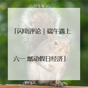 闪电评论｜端午遇上六一 燃动假日经济