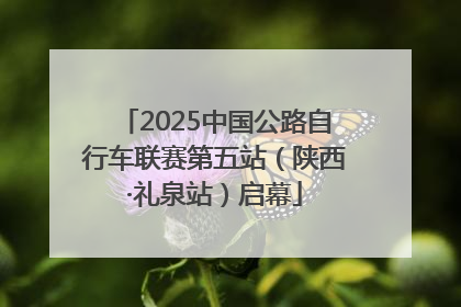 2025中国公路自行车联赛第五站（陕西·礼泉站）启幕