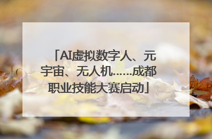 AI虚拟数字人、元宇宙、无人机……成都职业技能大赛启动