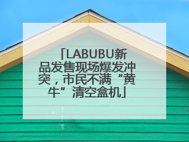 LABUBU新品发售现场爆发冲突，市民不满“黄牛”清空盒机